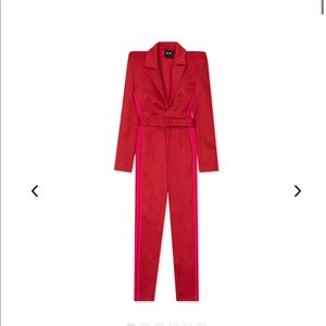 Adidas originals X Ivy Park Tailored jumpsuit in RED